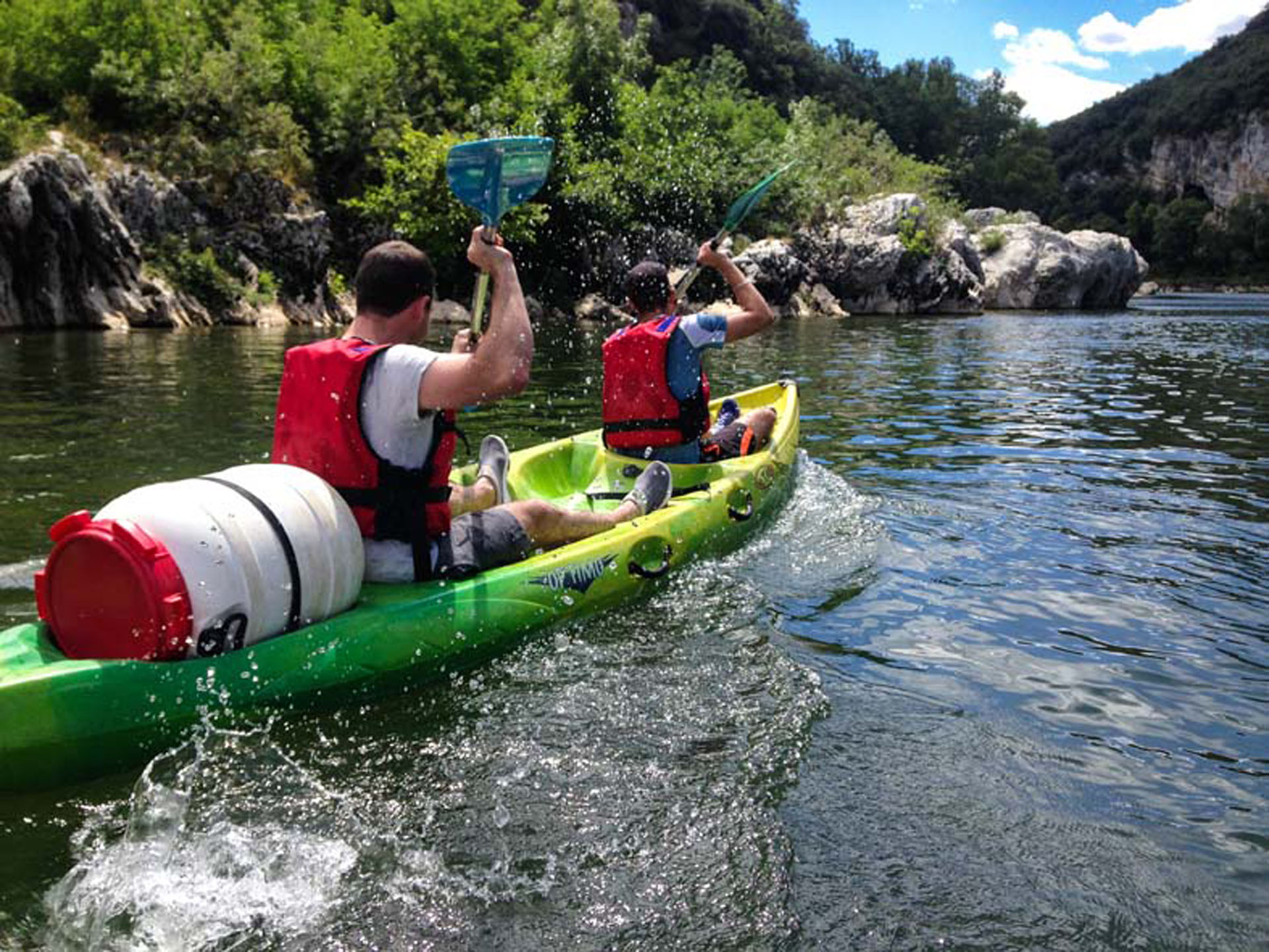 Excursion canoë Artex