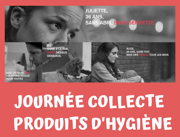 Flyer journée collecte produits d'hygiène